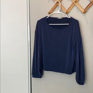 Madewell bell sleeve shirt